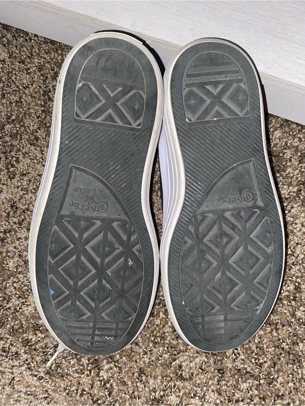 Converse Black and White Platform High Top Sneakers